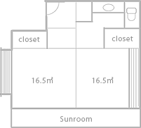 Japanese-style Two-Room